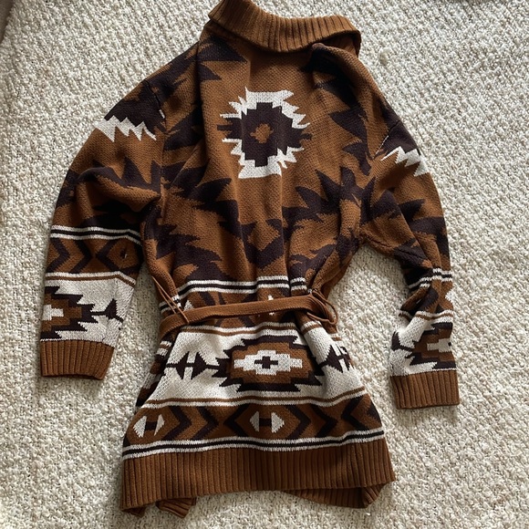 Lucky Brand tie cardigan - Picture 2 of 4